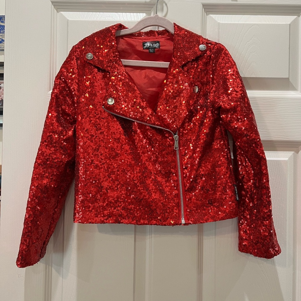 Red Sequin Jacket for Kids